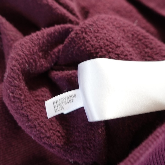 Calvin Klein Performance Maroon Wine Purple Hoodie Kangaroo Pocket Sweater - Picture 13 of 13